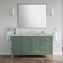 Smokey Celadon / Victorian Silver - 3 Faucet Holes