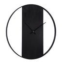 Renwil Romy Indoor Iron Wall Clock - Matte Black