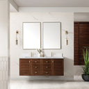 Mid-Century Walnut / White Zeus - 1 Faucet Hole