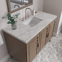 Whitewashed Walnut / Victorian Silver - 3 Faucet Holes