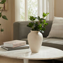 Renwil Hathor Indoor Ceramic Stoneware Vase - Beige Semi-Gloss