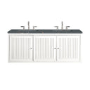 Glossy White / Parisien Bleu - 3 Faucet Holes
