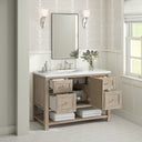 Whitewashed Oak / White Zeus - 3 Faucet Holes