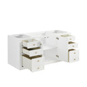 Glossy White / Victorian Silver - 3 Faucet Holes