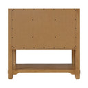 Light Natural Oak / White Zeus - 3 Faucet Holes