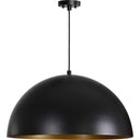 Renwil Sina 13.5" Length Ceiling Fixture - Matte Black And Gold
