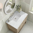 Whitewashed Oak / Ethereal Noctis - 3 Faucet Holes